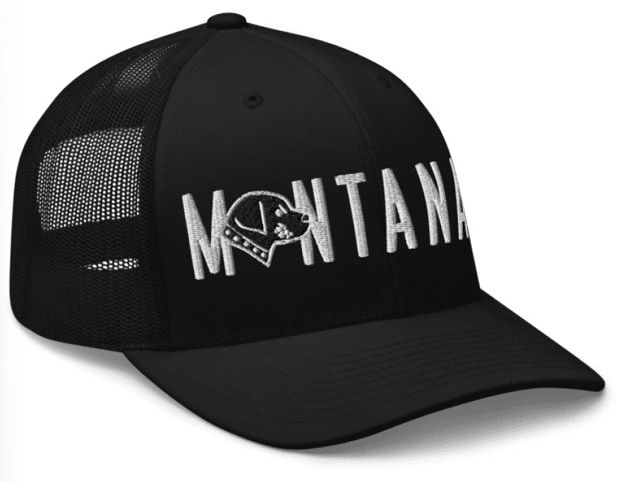 Montanari-Embroidered Retro Trucker Hat