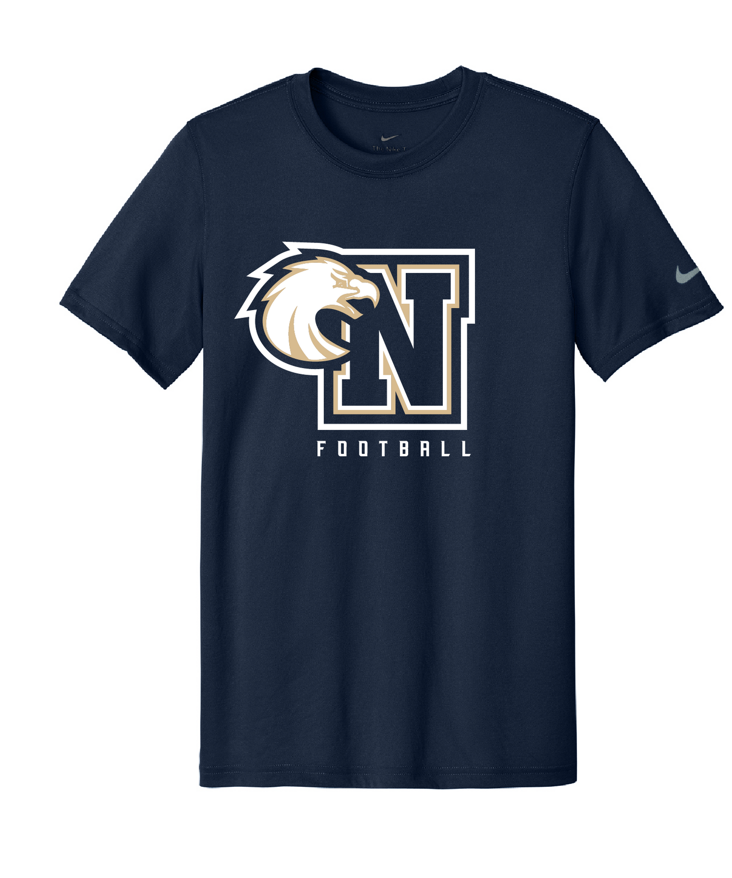 Adult Unisex Nike Swoosh Sleeve rLegend Tee (Navy)