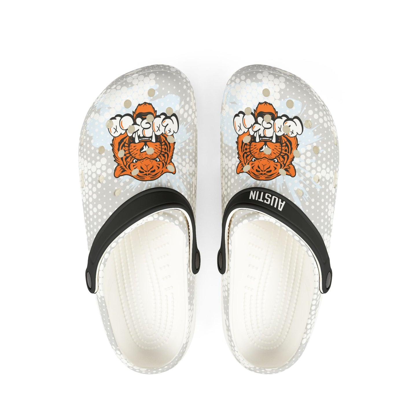 Ridgefield Tigers Foam Clogs