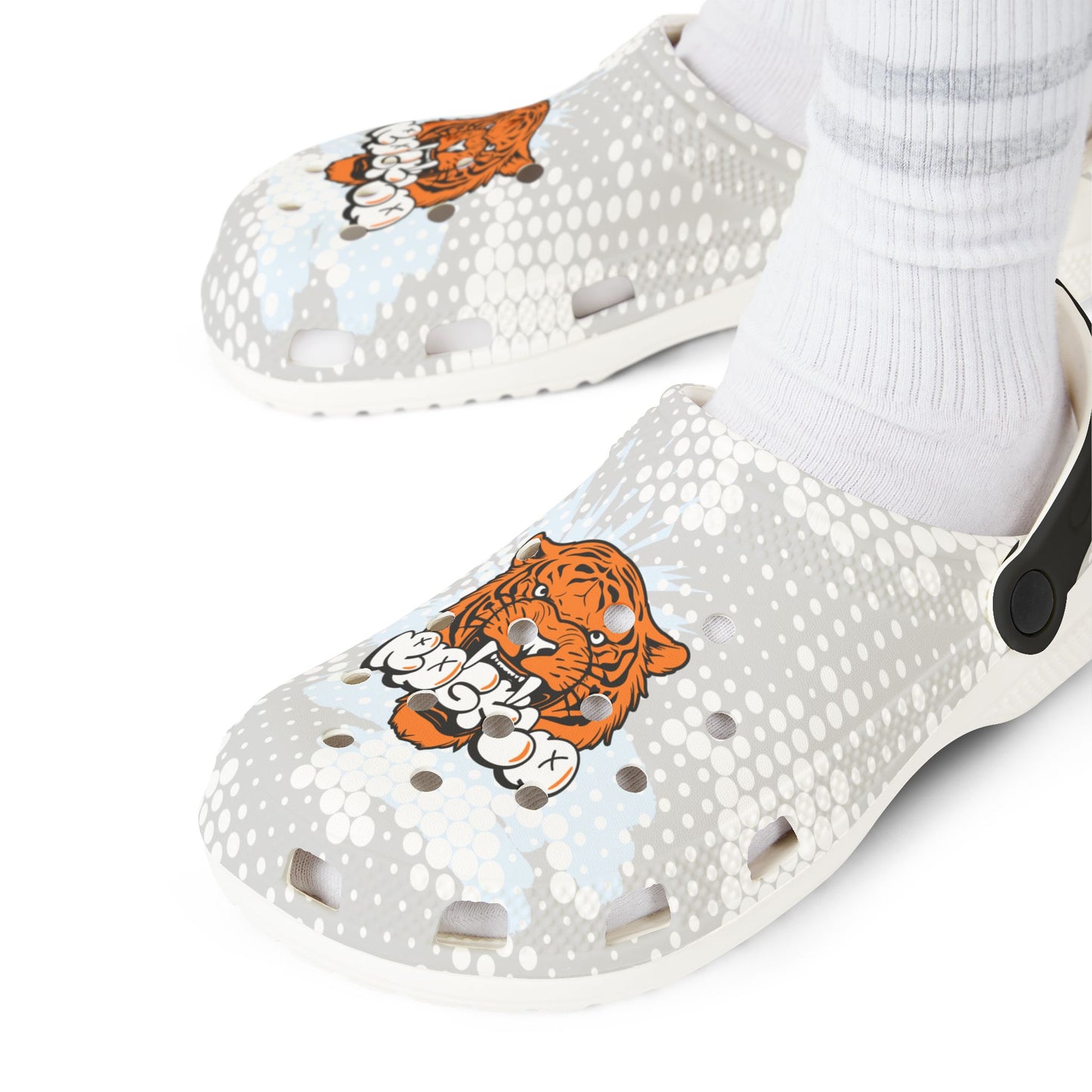 Ridgefield Tigers Foam Clogs