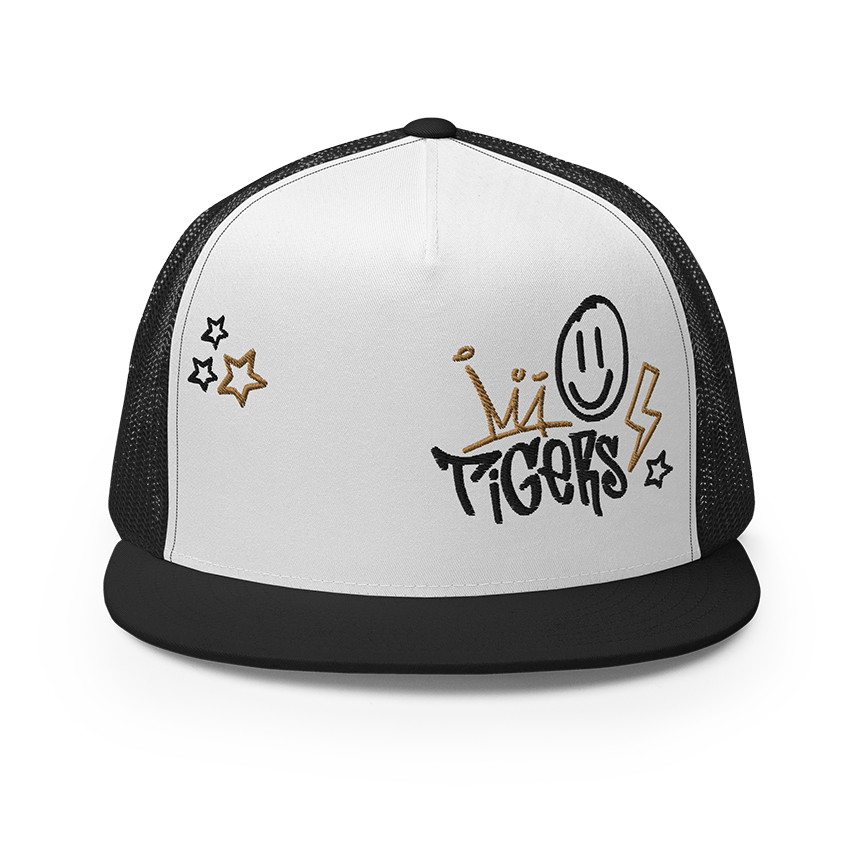 Tiger's graffiti flat bill hat