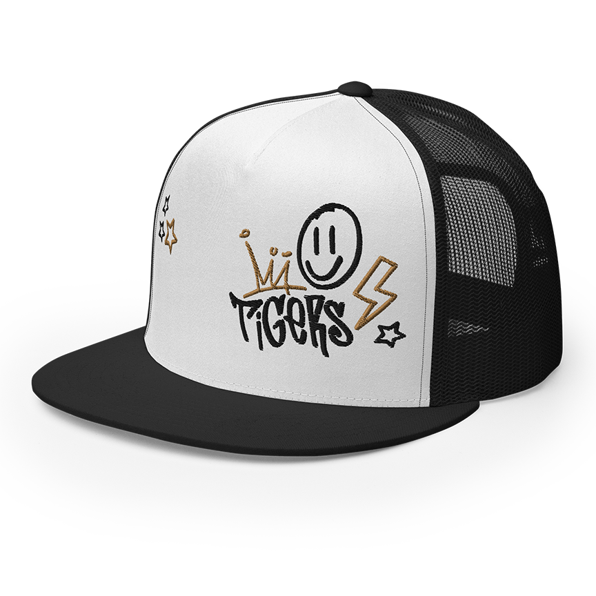 Tiger's graffiti flat bill hat