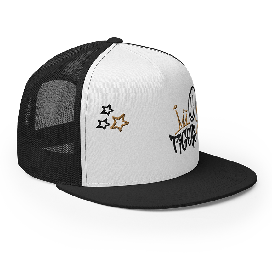 Tiger's graffiti flat bill hat