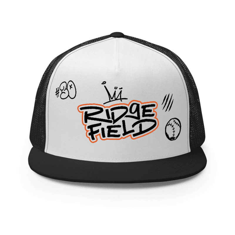 Custom jersey number baseball hat