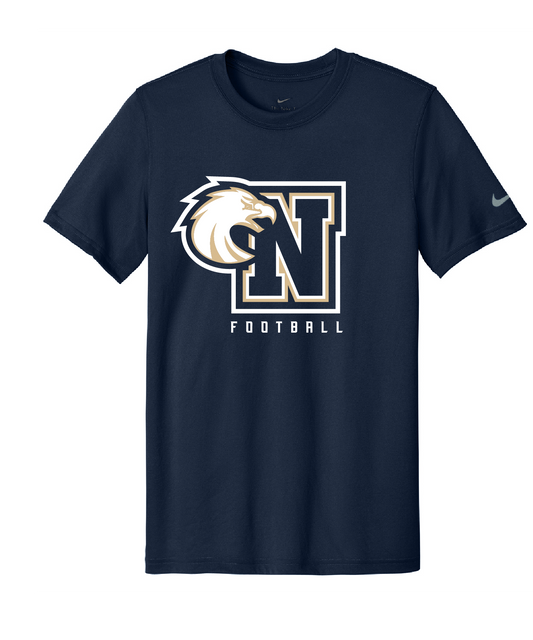 Adult Unisex Nike Swoosh Sleeve rLegend Tee (Navy)