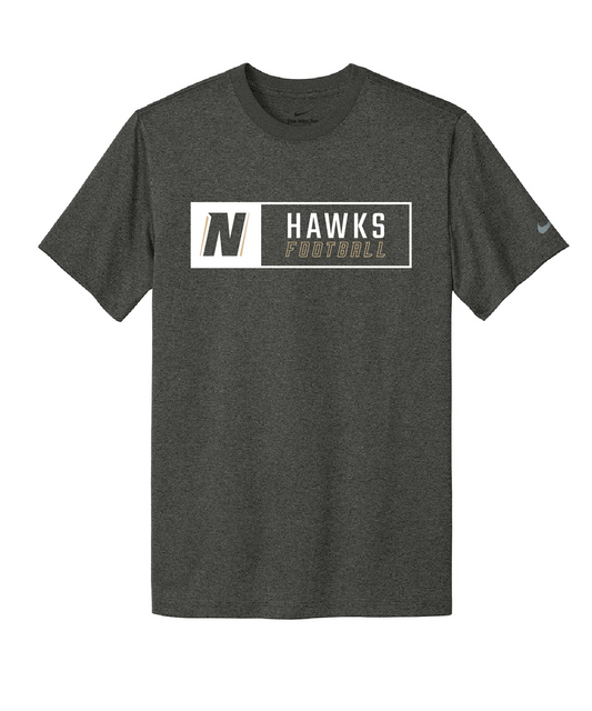 Adult Unisex Nike Swoosh Sleeve rLegend Tee (Dark Heather Gray)