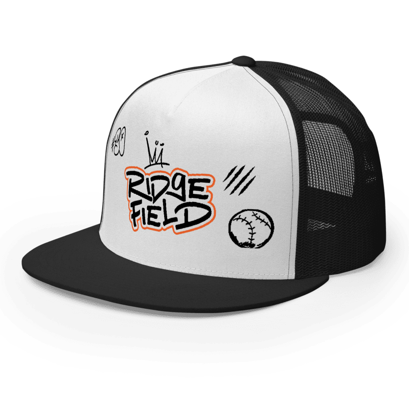 Custom jersey number baseball hat