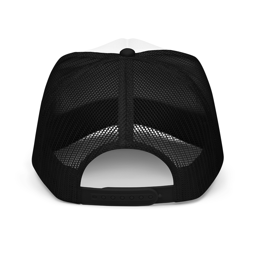 Flower foam trucker hat