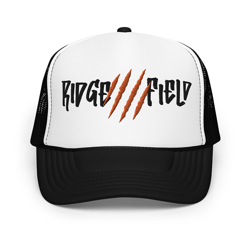 R claw foam trucker hat