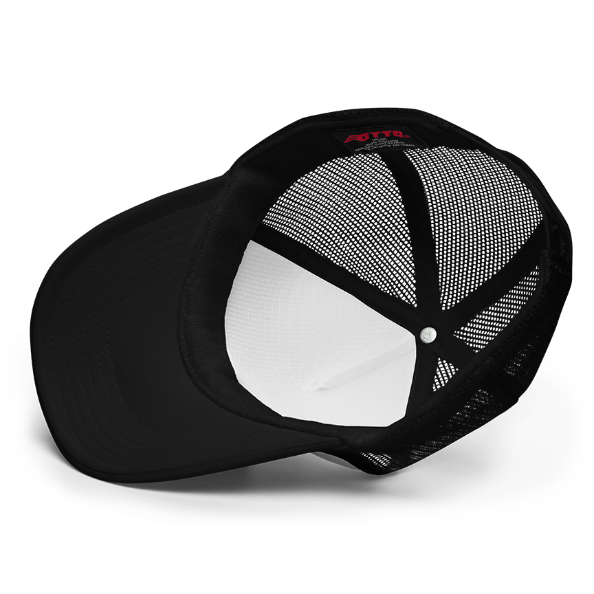 Flower foam trucker hat