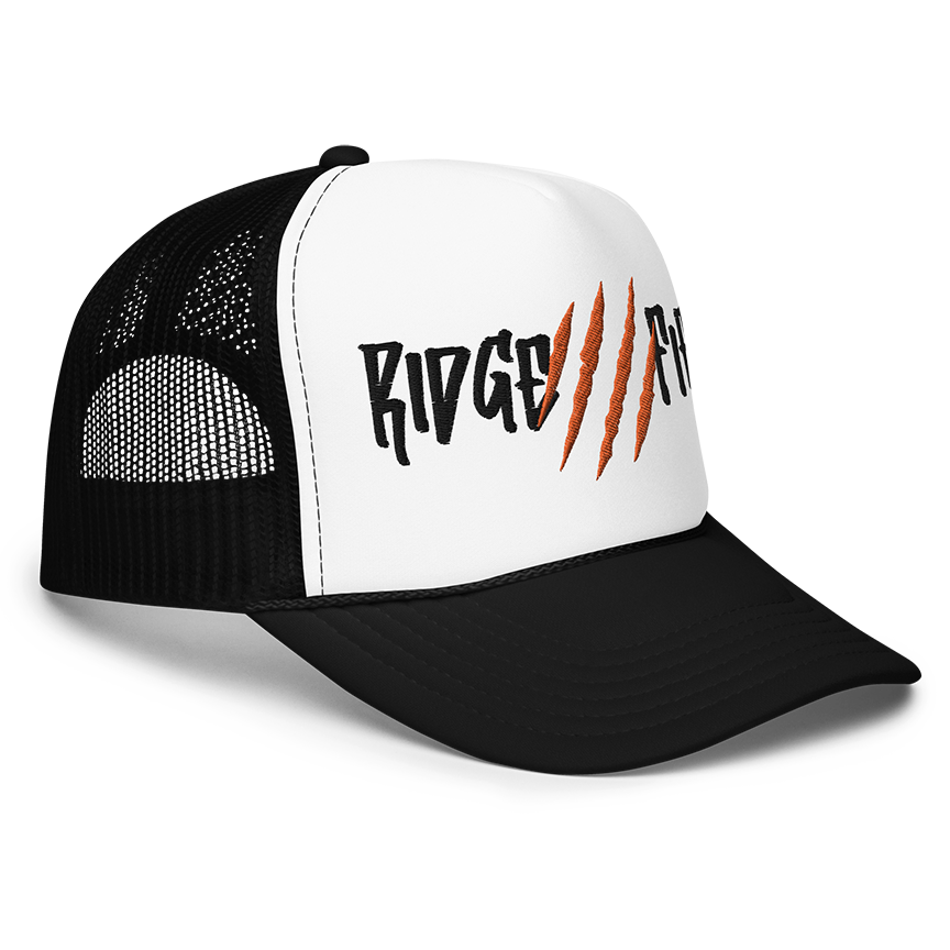 R claw foam trucker hat