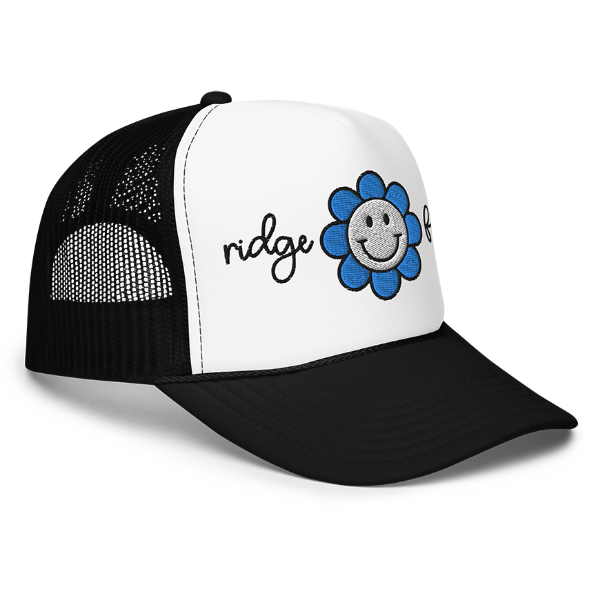 Flower foam trucker hat