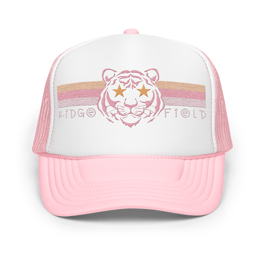 Tiger stars foam trucker hat
