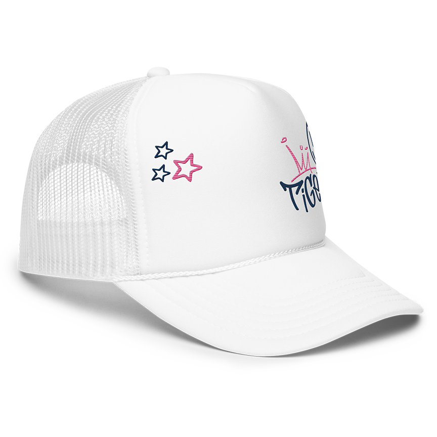 Tigers foam graffiti hat
