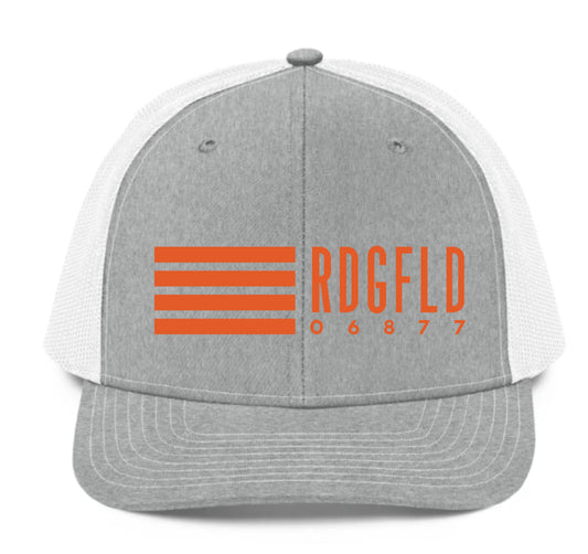 Grey/White RDGFLD Trucker Hat