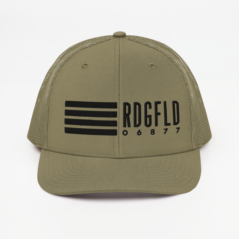 Stripes trucker hat