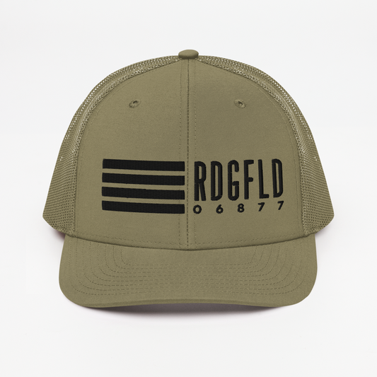 Stripes trucker hat