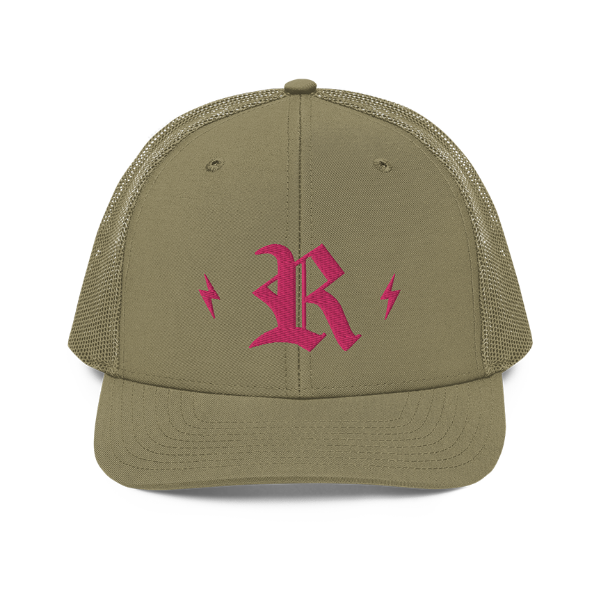 "R" bolt hat
