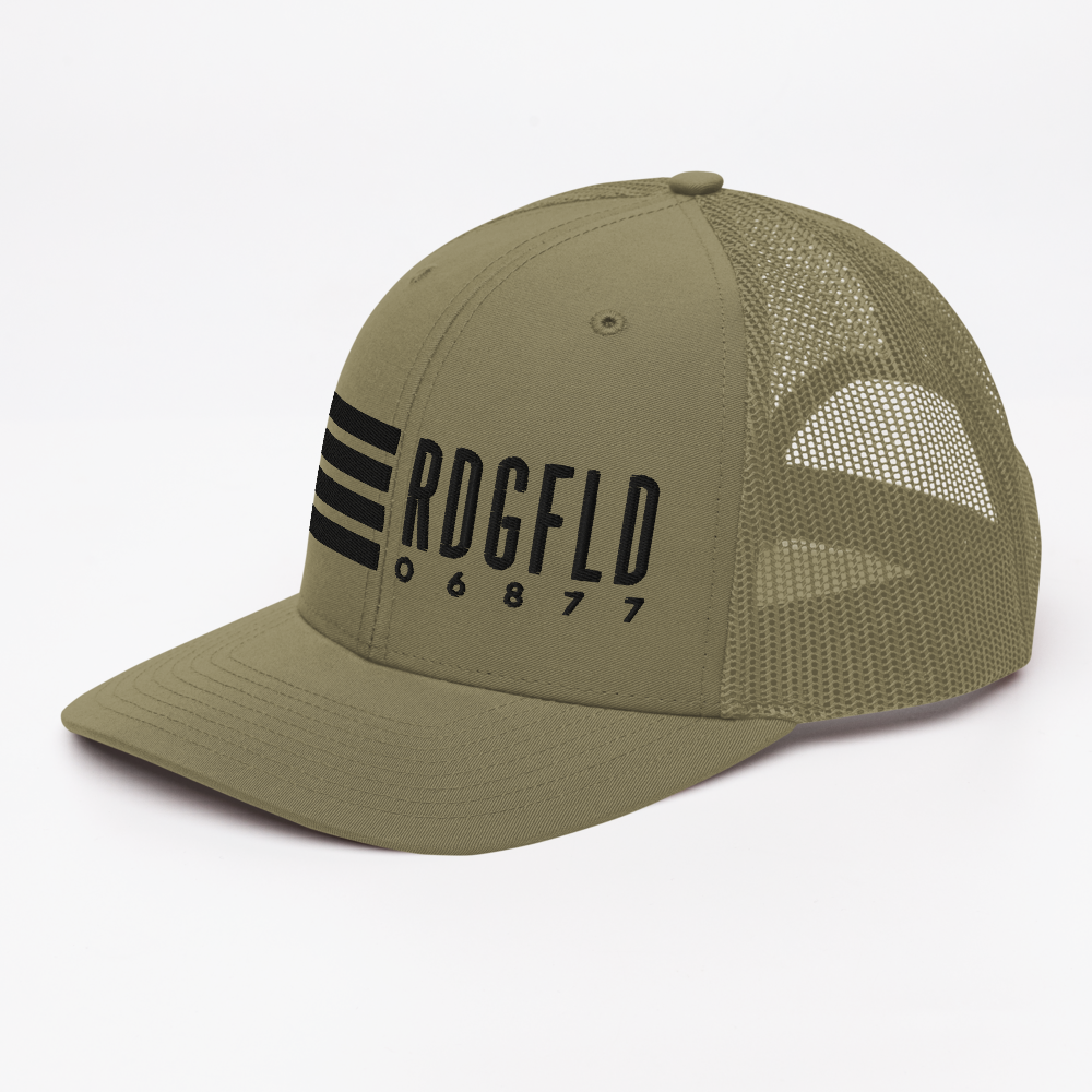 Stripes trucker hat