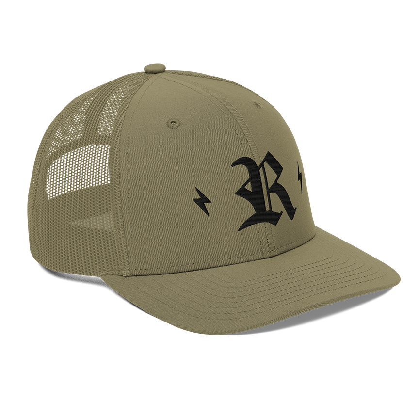 "R" bolt hat