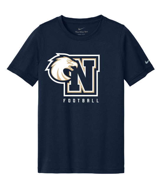 Youth Nike Swoosh Sleeve rLegend Tee (Navy)