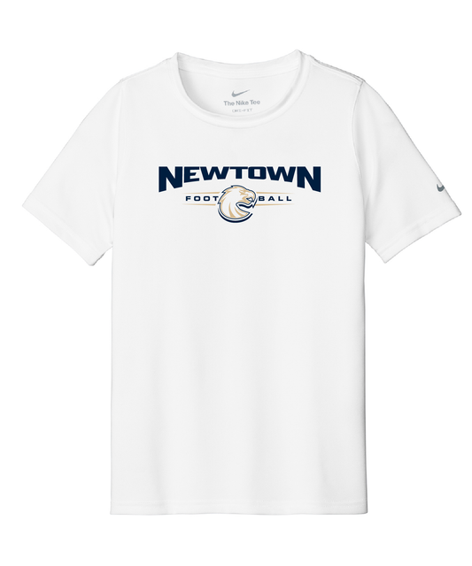 Youth Nike Swoosh Sleeve rLegend Tee (White)